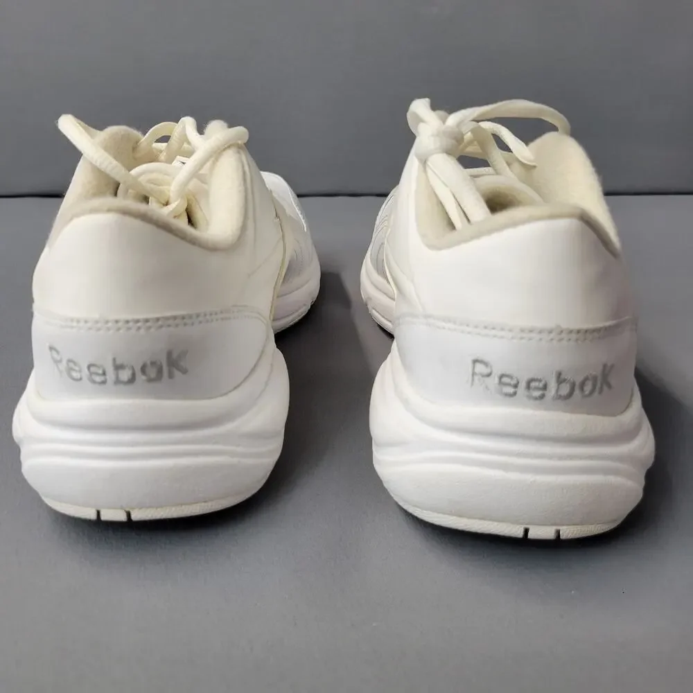 Reebok DMX Max Athletic Leather Sneakers Shoes Womens 7‎ White 11-V49880 Walking
